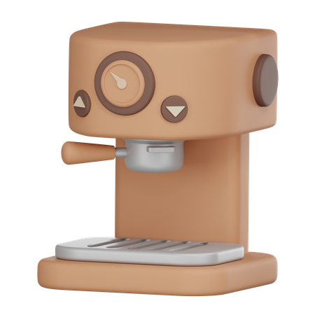 エスプレッソマシン  3D Icon