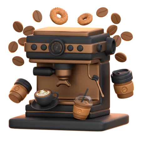 Espresso Machine  3D Icon