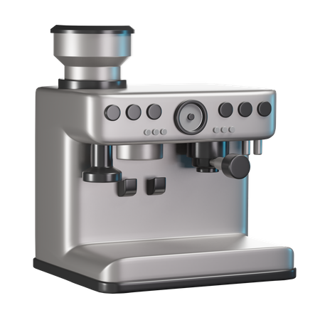 Espresso Machine 3D Illustration
