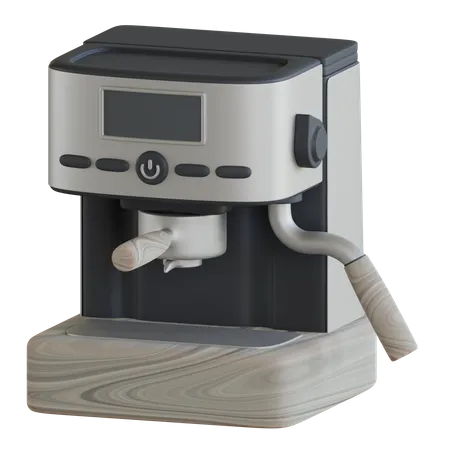 3 D Espresso Machine Illustration 3D Icon