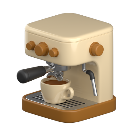 Espresso Maker  3D Icon