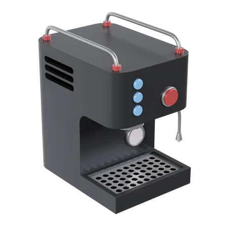 Espresso Maker Machine  3D Illustration