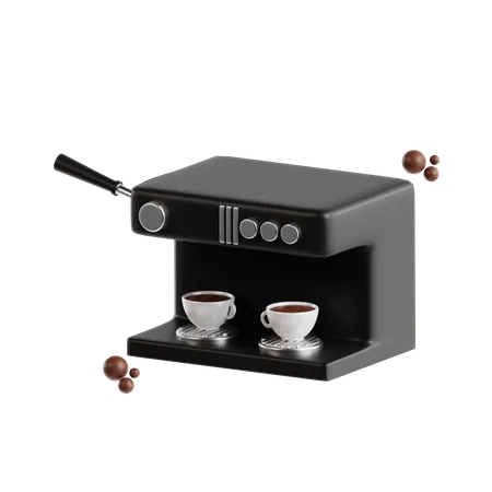 Espresso Press 3 D Icon 3D Icon
