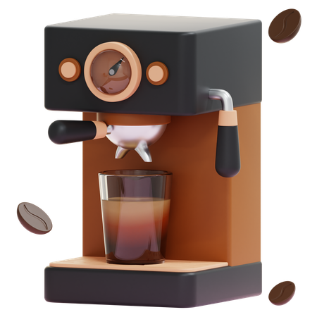 Espressomaschine  3D Icon