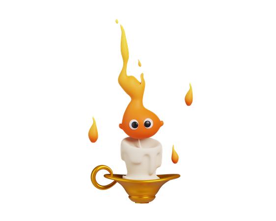 Esprit de flamme  3D Icon