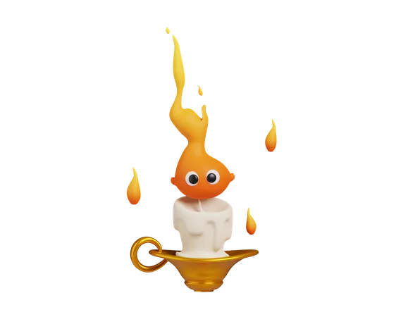 Esprit de flamme  3D Icon