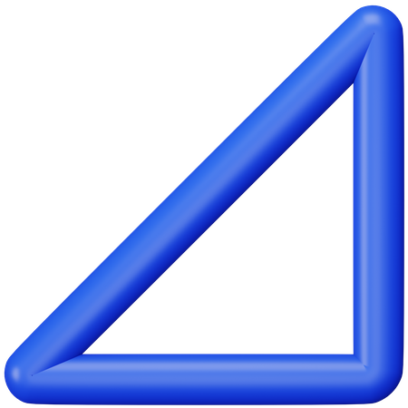 Esquadro  3D Icon