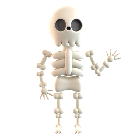 Esqueleto  3D Icon