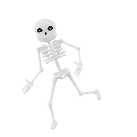 Esqueletos fazendo pose engraçada  3D Icon