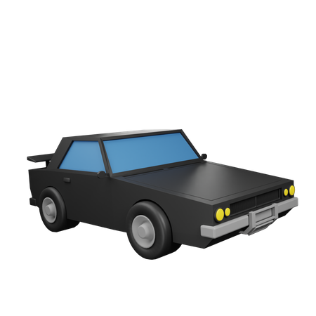 Esquivar el coche  3D Icon