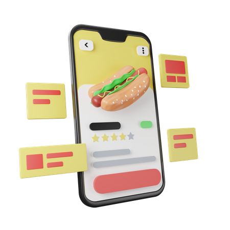 Food App  3D Icon