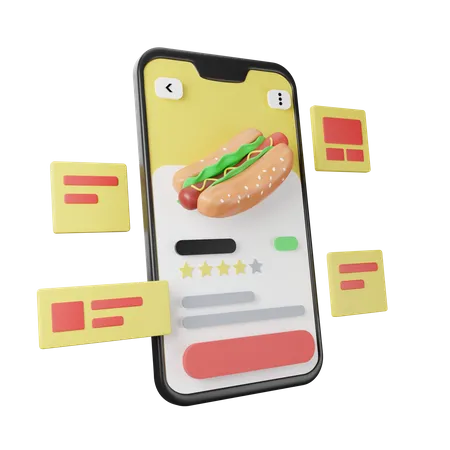 Food App  3D Icon