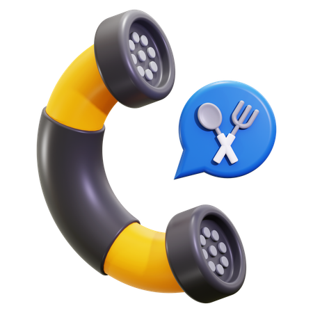 Essen bestellen  3D Icon
