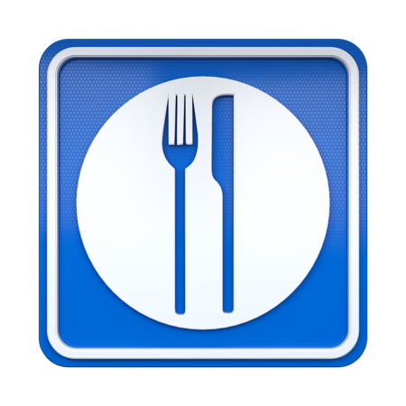 Lebensmittel-Zeichen  3D Icon