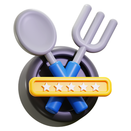 Essenskritik  3D Icon
