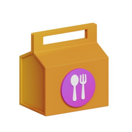 Essenslieferbox  3D Icon