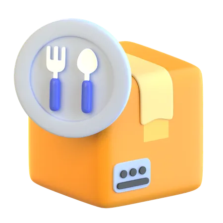 Lebensmittellieferservice  3D Icon