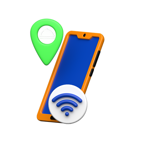 Lebensmittellieferservice  3D Icon