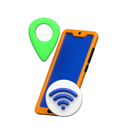 Lebensmittellieferservice  3D Icon