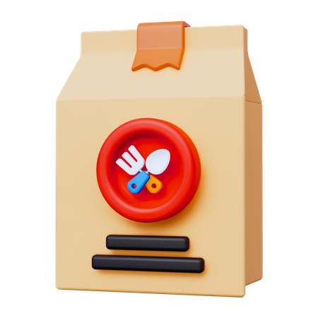 Essenspaket  3D Icon