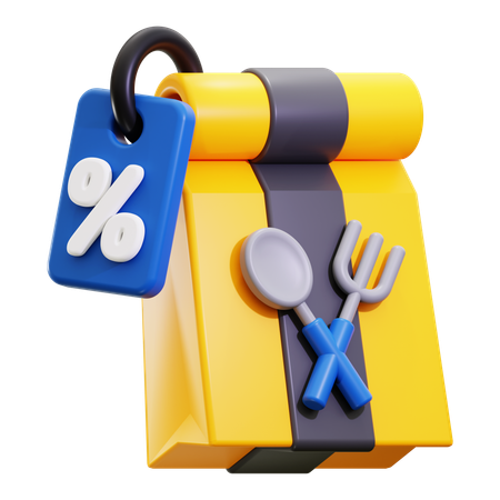 Essensrabatt  3D Icon