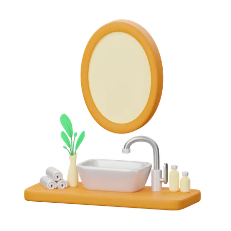 Essentiels de salle de bain  3D Icon