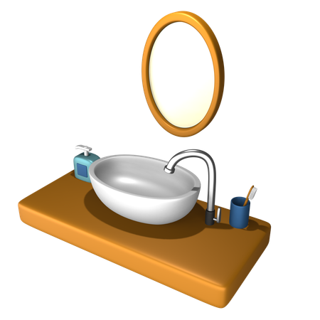 Essentiels de salle de bain  3D Icon