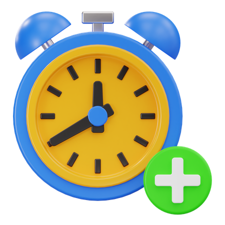 Ajustar alarma  3D Icon