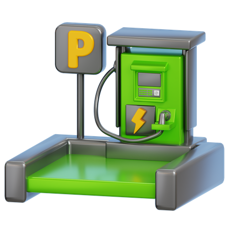 Estação para carregar  3D Icon