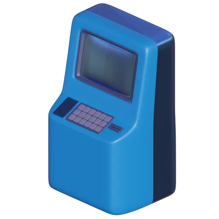 Estação de Computador  3D Icon