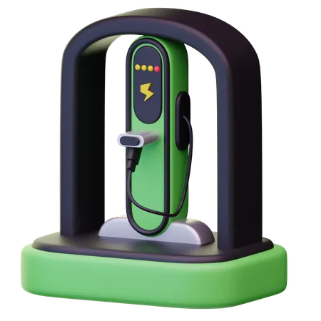 Estação de energia renovável  3D Icon