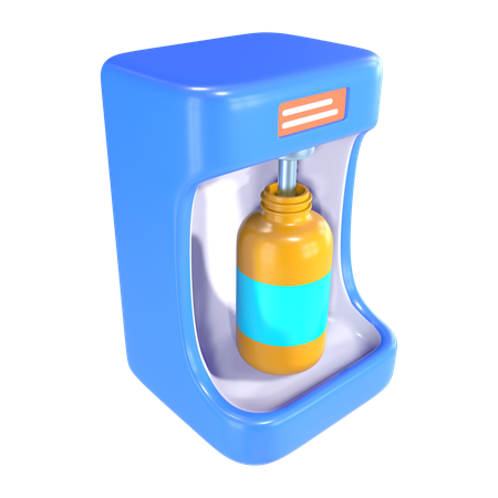 Estação de recarga de garrafas de água  3D Icon