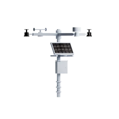 Estação meteorológica  3D Icon