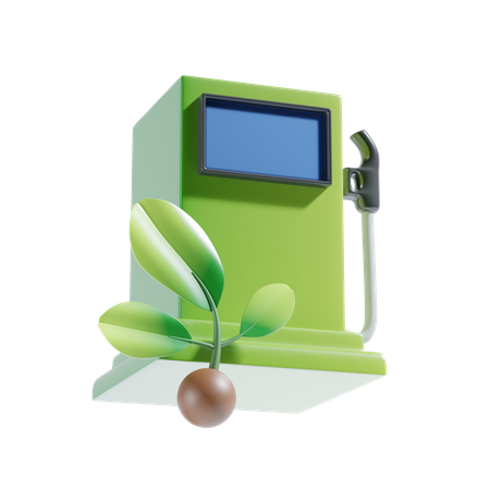 Estación de biocombustible  3D Icon