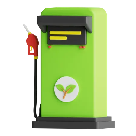 Estación de biocombustible  3D Icon