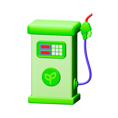 Estación de biocombustible  3D Icon