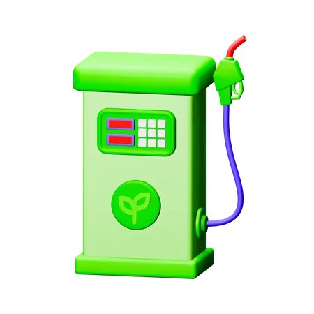 Estación de biocombustible  3D Icon