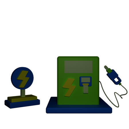 Bomba electrica  3D Icon