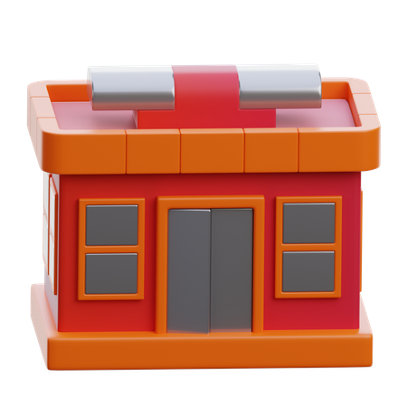 Estación de policía  3D Icon