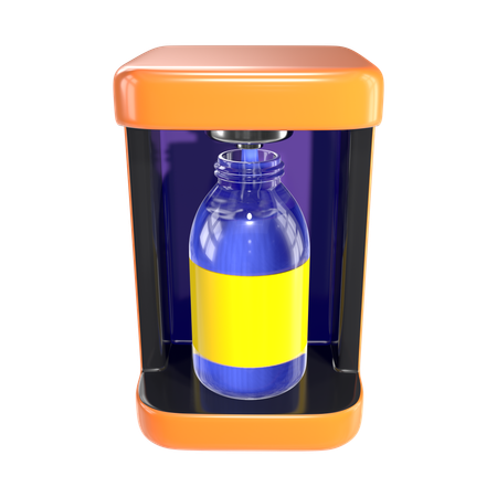 Estación de recarga de botellas de agua  3D Icon