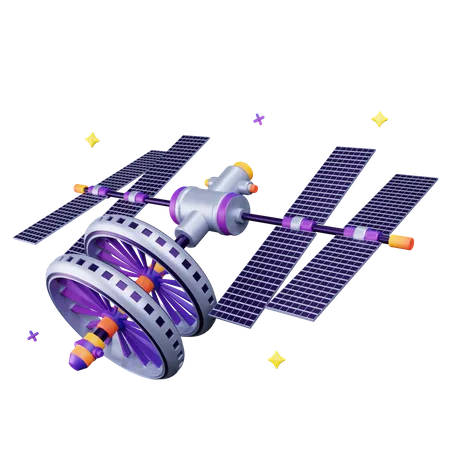 Estación Espacial  3D Icon