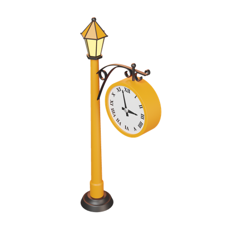 Reloj de estacion  3D Icon