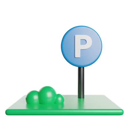 Estacionamento  3D Icon