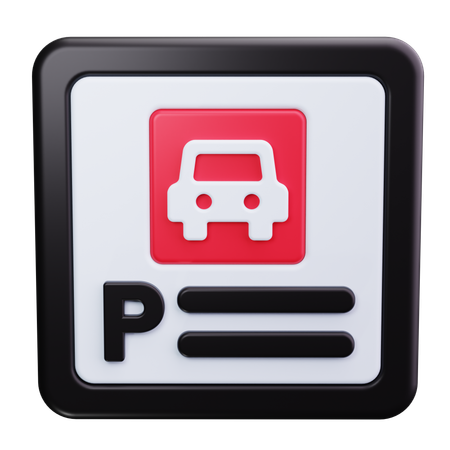 Estacionamento  3D Icon