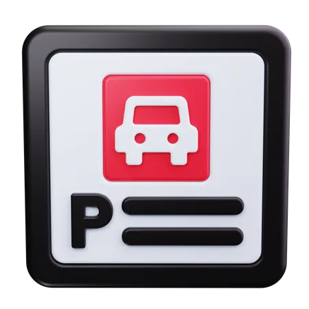 Estacionamento  3D Icon