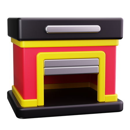 Garagem de Estacionamento  3D Icon