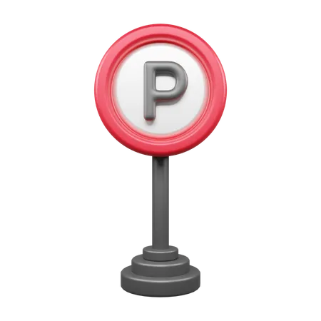 Placa de estacionamento  3D Icon