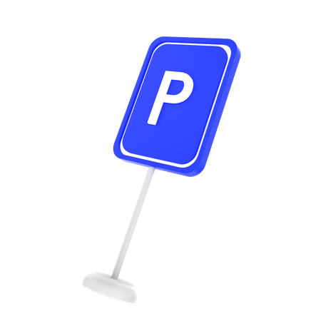 Placa de estacionamento  3D Icon