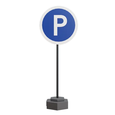 Estacionamiento  3D Icon