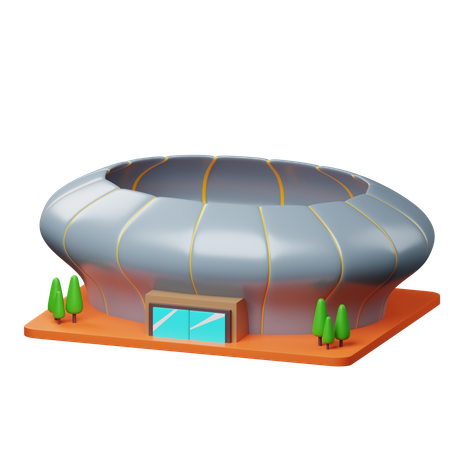 Estádio  3D Icon